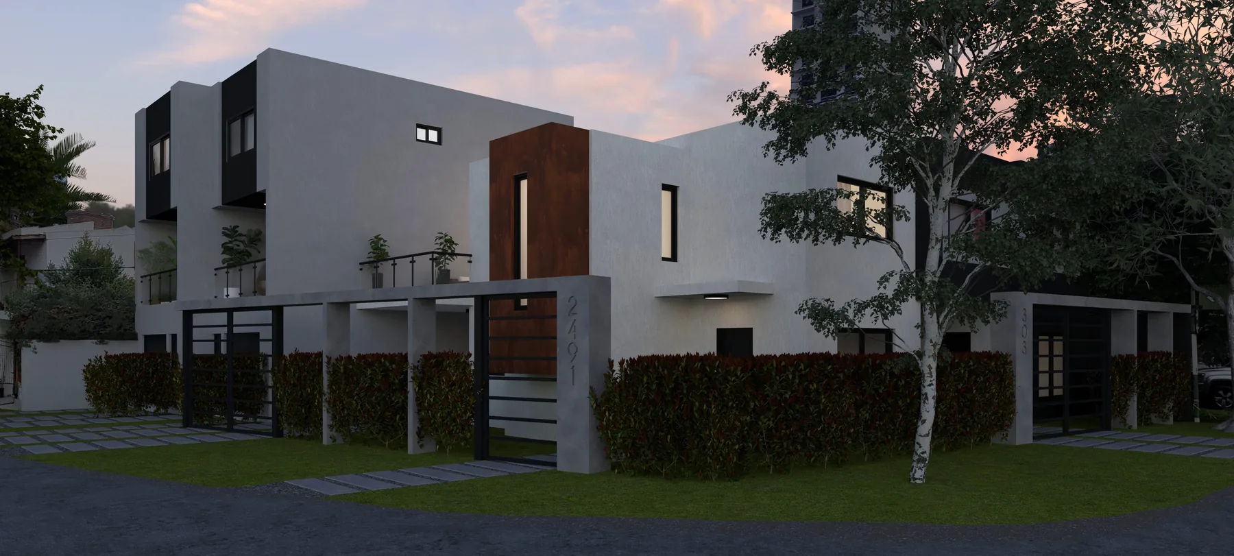 Render del desarrollo Concepto 1813